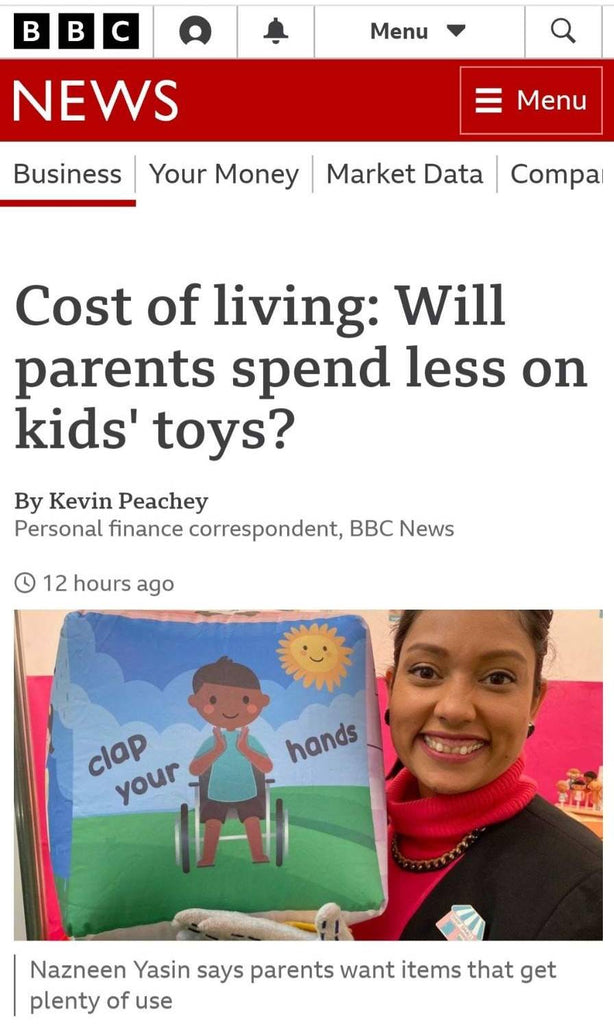 Fabula Toys gets featured on BBC Business News during Toy Fair 2022